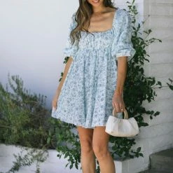 Storia Nicolette Puff Sleeve Dress