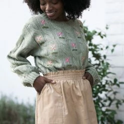 In Loom Clothing Melrose Embroidered Sweater