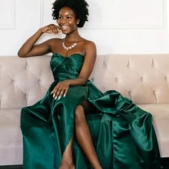 Maniju Karis Sweetheart Neckline Gown