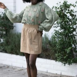 In Loom Clothing Melrose Embroidered Sweater