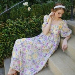 Storia Delilah Babydoll Maxi Dress