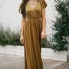 See And Be Seen Best Sellers Vanessa Velvet Surplice Maxi Dress