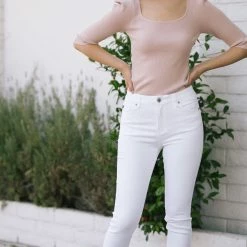 Ontwelfth Sandra Ribbed Knit Top Work Essentials