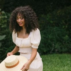 Blu Pepper Doreen Puff Sleeve Top