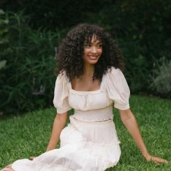 Blu Pepper Doreen Puff Sleeve Top