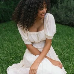 Blu Pepper Doreen Puff Sleeve Top