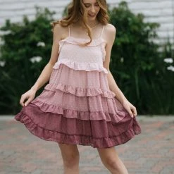 Storia Trina Ruffled Mini Dress Clothing