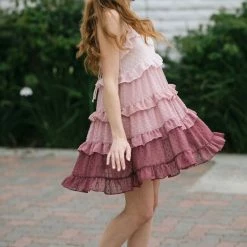 Storia Trina Ruffled Mini Dress Clothing