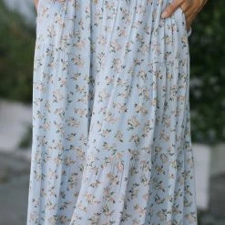 Calista Nina Tiered Midi Skirt Clothing