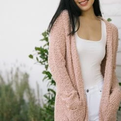 Listicle Shay Textured Knit Cardigan Clothing