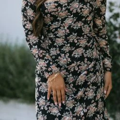 Lush Zola Cowl Neck Midi Dress