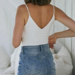 Final Touch Basics Stella V-Neck Bodysuit