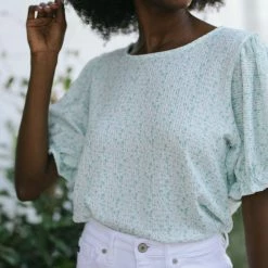 Youmi Stevie Puff Sleeve Blouse