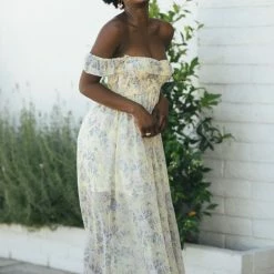 Aakaa Aubrey Sweetheart Maxi Dress Maternity Friendly