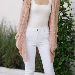 Listicle Shay Textured Knit Cardigan Clothing