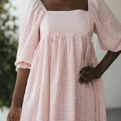 Sweet Lemon Blaire Puff Sleeve Mini Dress