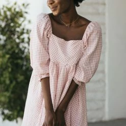 Sweet Lemon Blaire Puff Sleeve Mini Dress