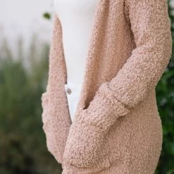 Listicle Shay Textured Knit Cardigan Clothing