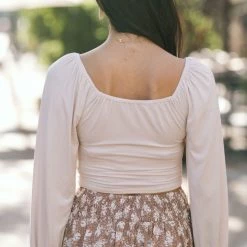 Audrey 3+1 Clothing Kendall Sweetheart Crop Top