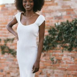 Endless Blu Samantha Bodycon Mini Dress