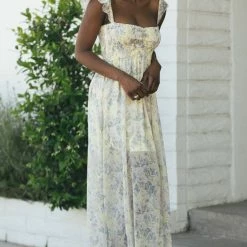 Aakaa Aubrey Sweetheart Maxi Dress Maternity Friendly