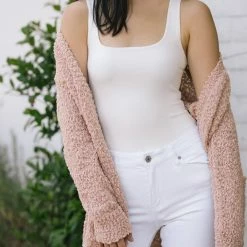 Listicle Shay Textured Knit Cardigan Clothing