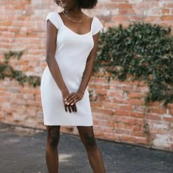 Endless Blu Samantha Bodycon Mini Dress