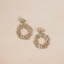 Fame Nora Crystal Statement Earrings Accessories