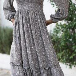 Blue B Parker Smocked Midi Dress