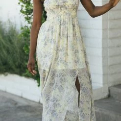 Aakaa Aubrey Sweetheart Maxi Dress Maternity Friendly