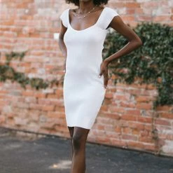 Endless Blu Samantha Bodycon Mini Dress