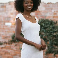 Endless Blu Samantha Bodycon Mini Dress