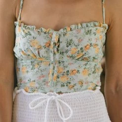 Style Melody Clothing Shandya Sweetheart Cropped Cami