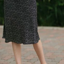 Audrey 3+1 Sadiya Floral Midi Skirt