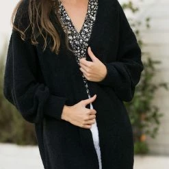 Style Melody Work Essentials Tatum Puff Sleeve Cardigan