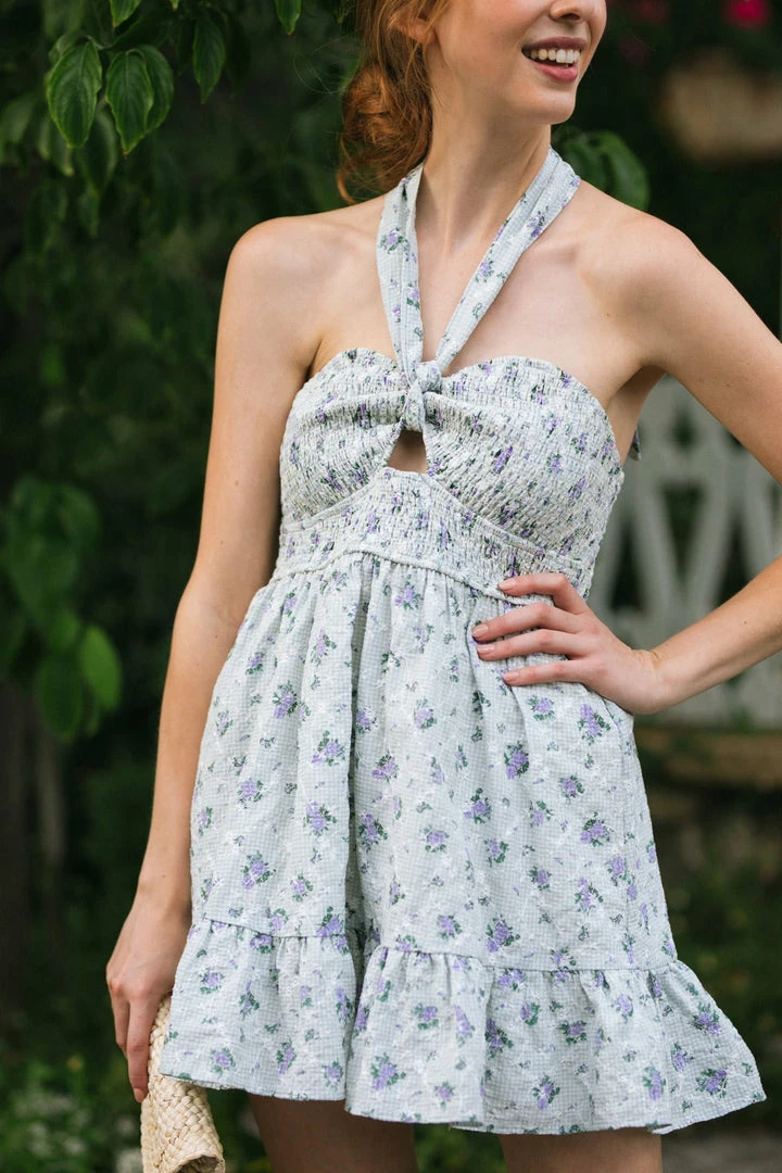 Storia Frankie Halter Mini Dress Clothing