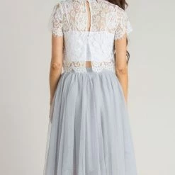 Esley Collection Eloise Tulle Midi Skirt Bridal