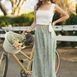 Final Touch Yara Side Tie Cropped Tank Basics