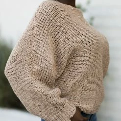 Aakaa Avery Boat Neck Knit Sweater Clothing