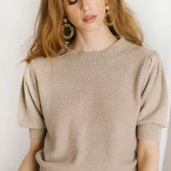 Dreamers Work Essentials Tobi Short Sleeve Knit Top