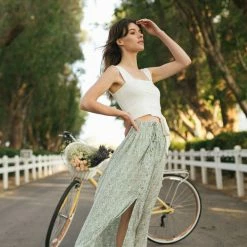 Final Touch Yara Side Tie Cropped Tank Basics