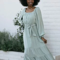 In Loom Cathy Square Neck Tiered Dress Best Sellers