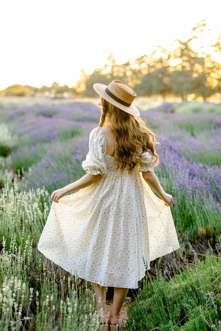 Storia Maternity Friendly Dakota Babydoll Midi Dress