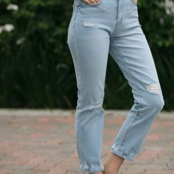 Kancan Clothing Tawny Slim Straight Jeans