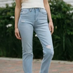 Kancan Clothing Tawny Slim Straight Jeans