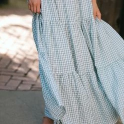 Mable Wiley Gingham Skirt Set Clothing