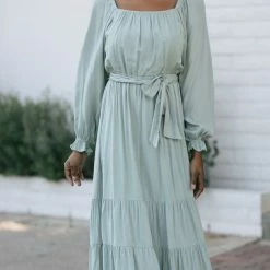 In Loom Cathy Square Neck Tiered Dress Best Sellers