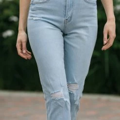 Kancan Clothing Tawny Slim Straight Jeans