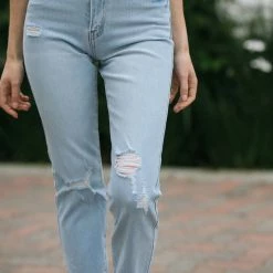 Kancan Clothing Tawny Slim Straight Jeans