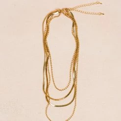 Fame Accessories Kierra Double Layered Necklace